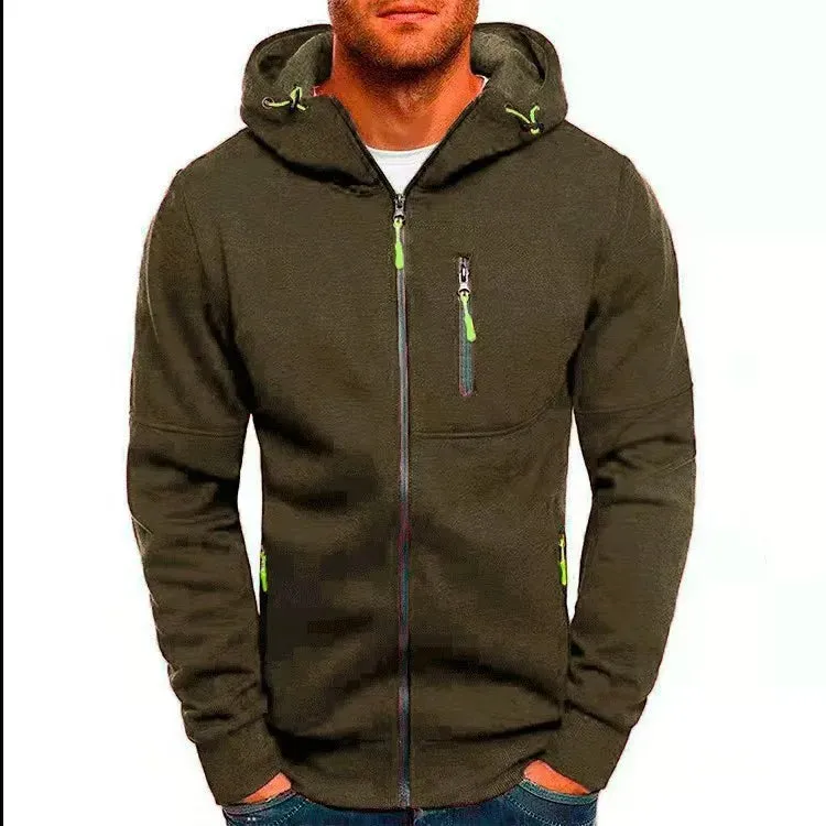 Autumn/Winter Sports Hooded Jacket
