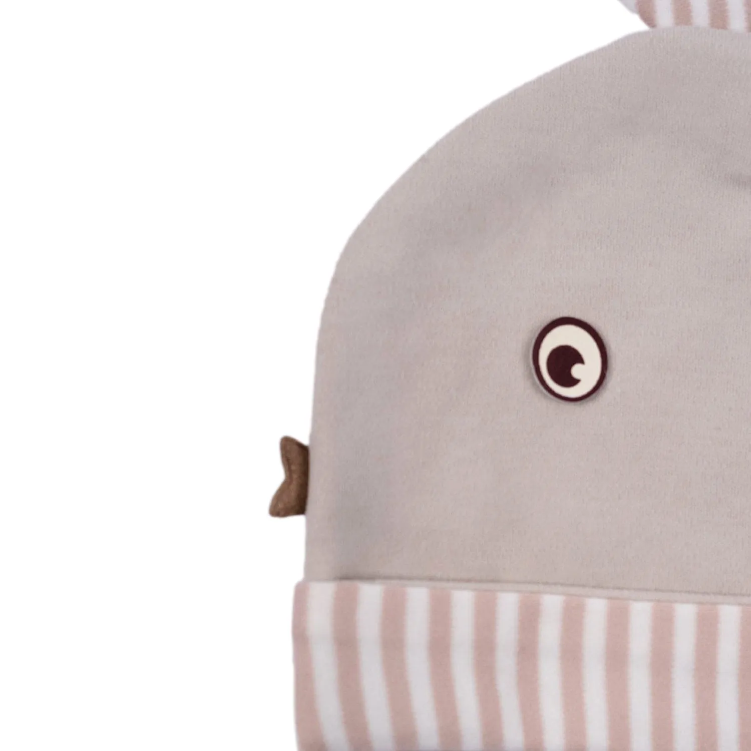 Baby Moo Fancy Fishy All Season Stretchable Hosiery Warm 3D Beanie Cap - Grey