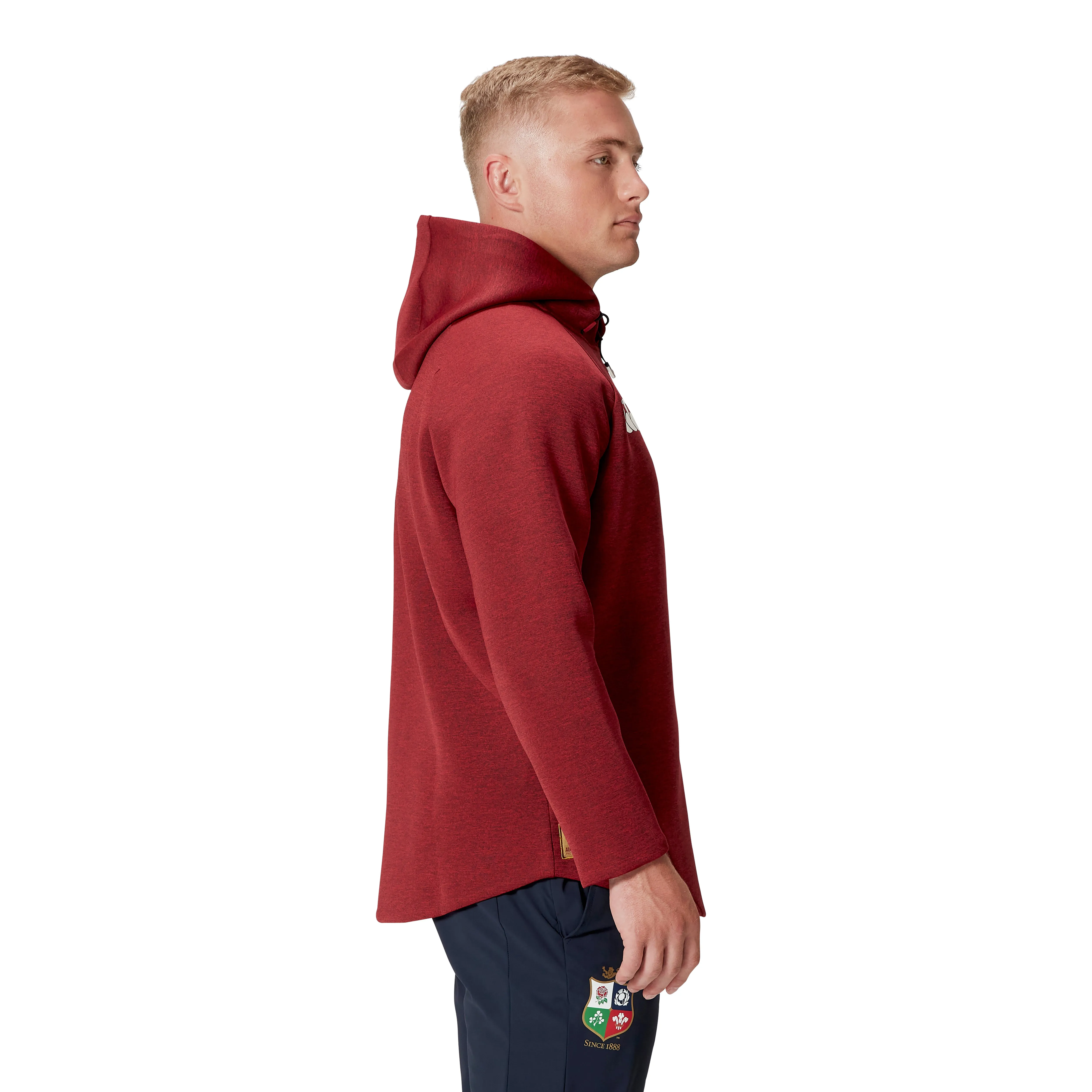 British & Irish Lions Mens Hoody Everest Red