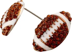 Classic Rhinestone Stud Sports Earrings Basketball Baseball Volleyball Football Soccer Earrings for Women