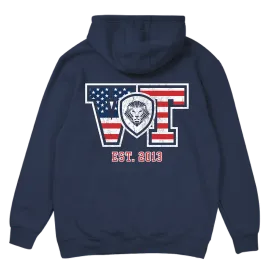 Collegiate VT Pullover Hoodie - Navy
