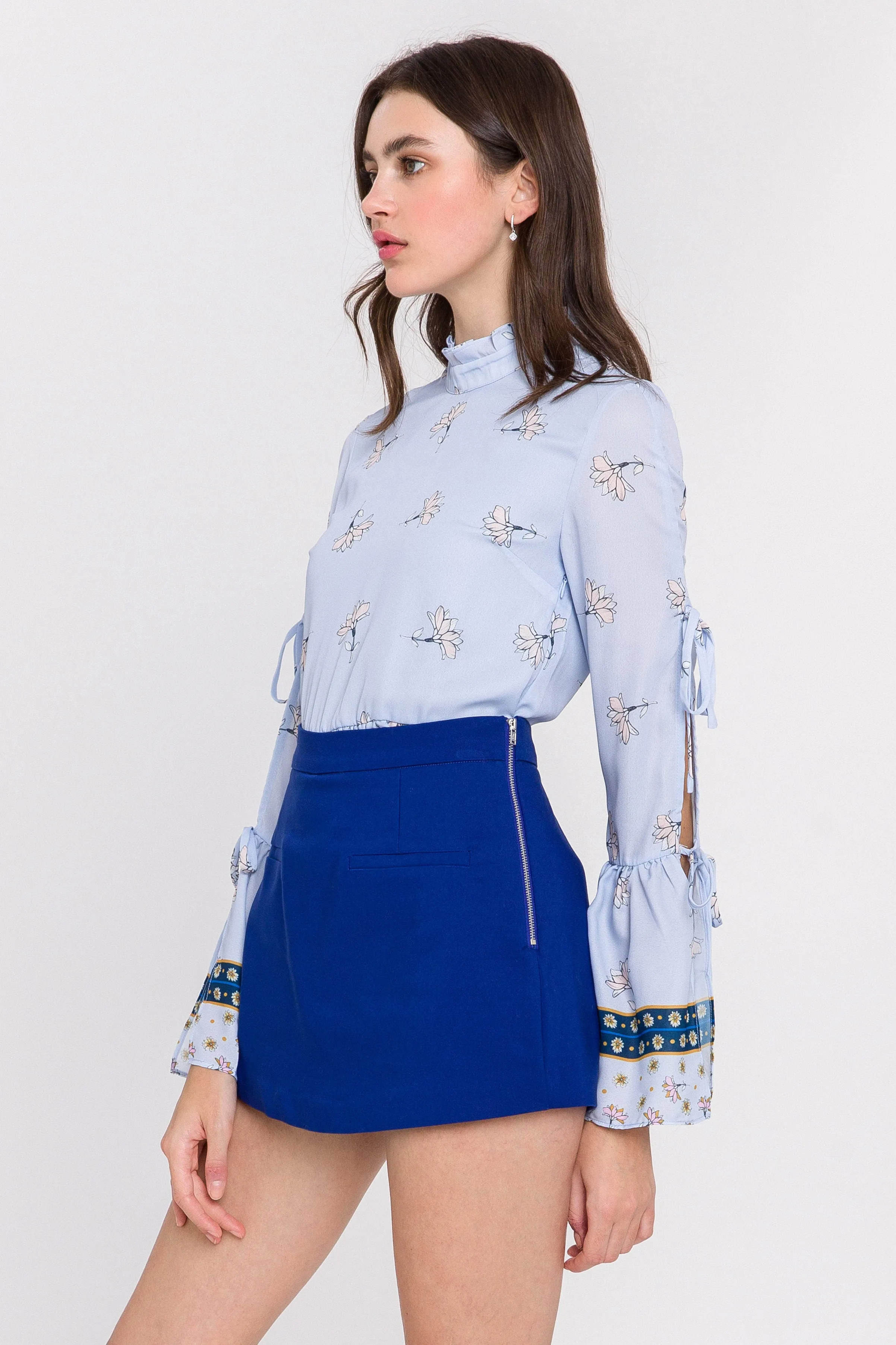 Front Welt Pockets Skort