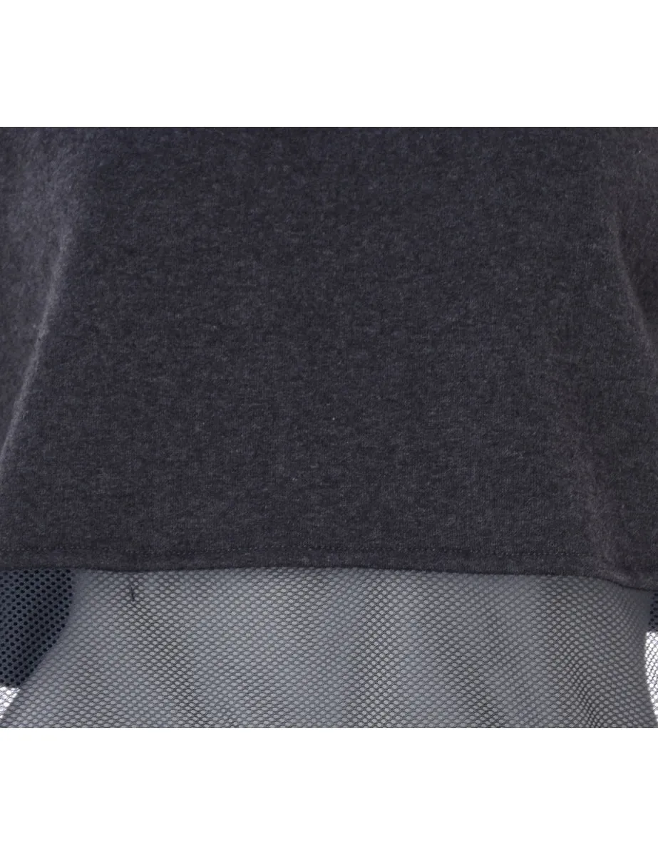 Label Alicia Sports Mesh Cropped Hoodie