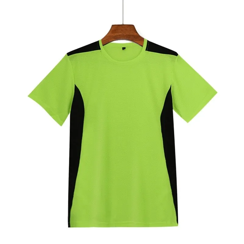 Men's Short Sleeves Football T-Shirt / Male Quick Dry Gym Clothing - SF0497