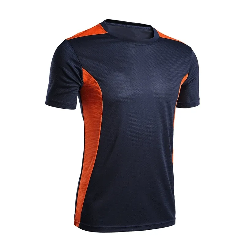 Men's Short Sleeves Football T-Shirt / Male Quick Dry Gym Clothing - SF0497