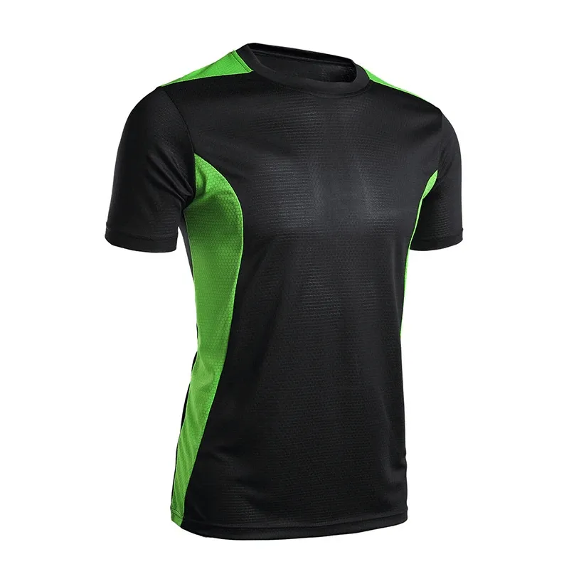 Men's Short Sleeves Football T-Shirt / Male Quick Dry Gym Clothing - SF0497