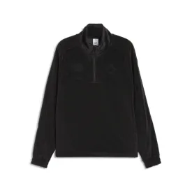 P.A.M. x Velour Half Zip Pullover Sweatshirt