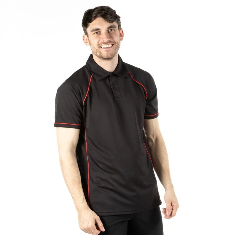 Piped Performance Polo Shirt LV370