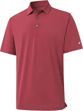 Rouen Golf Shirts for Men Dry Fit Performance Short Sleeve Moisture Wicking Plain Pique Casual Sports Mens Polo Shirts