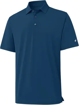 Rouen Golf Shirts for Men Dry Fit Performance Short Sleeve Moisture Wicking Plain Pique Casual Sports Mens Polo Shirts
