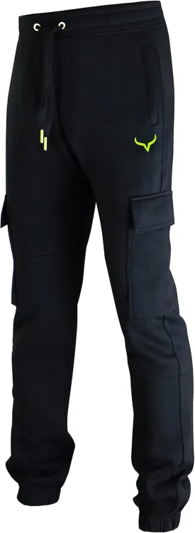 SCREENSHOT Sports Mens Premium Slim Fleece Pants Zipper Pockets - Athletic Jogger Fitness Workout Gym Sweatpants