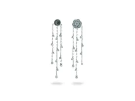 Three Tier CZ Back Earring Jackets