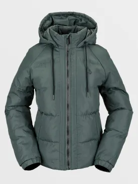 Womens Ithan Puff Jacket - Eucalyptus